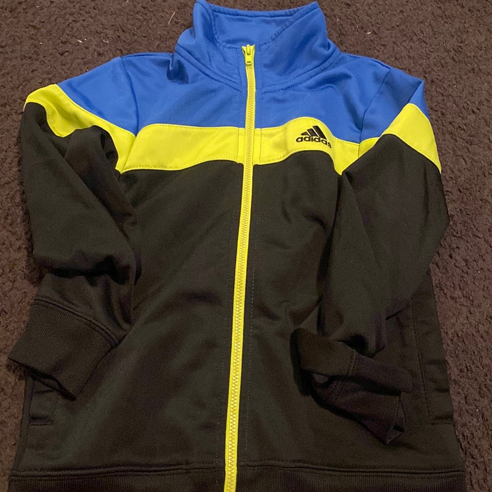 Adidas zipper up size 5 boys